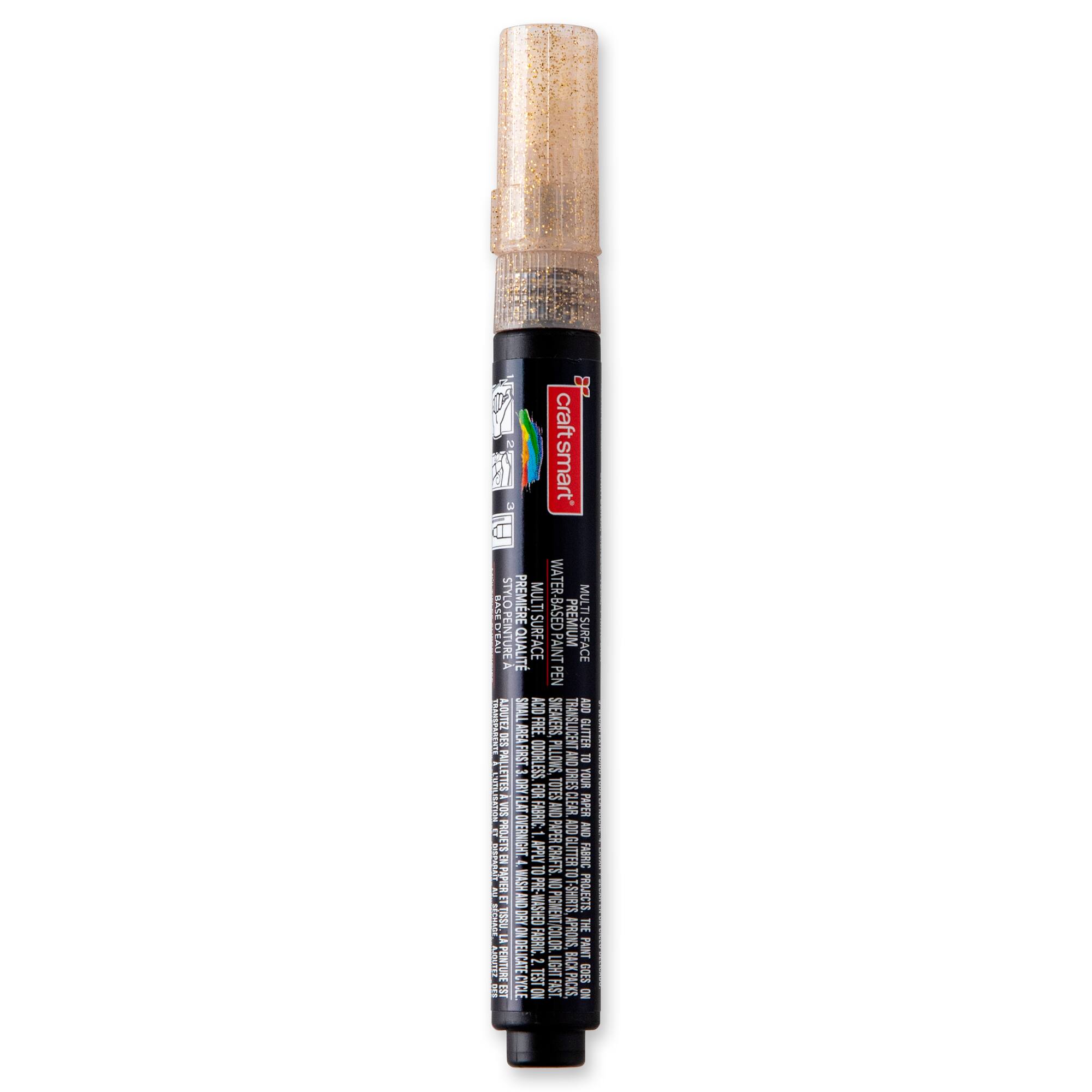 Glitter Medium Tip Multi-Surface Premium Paint Pen by Craft Smart